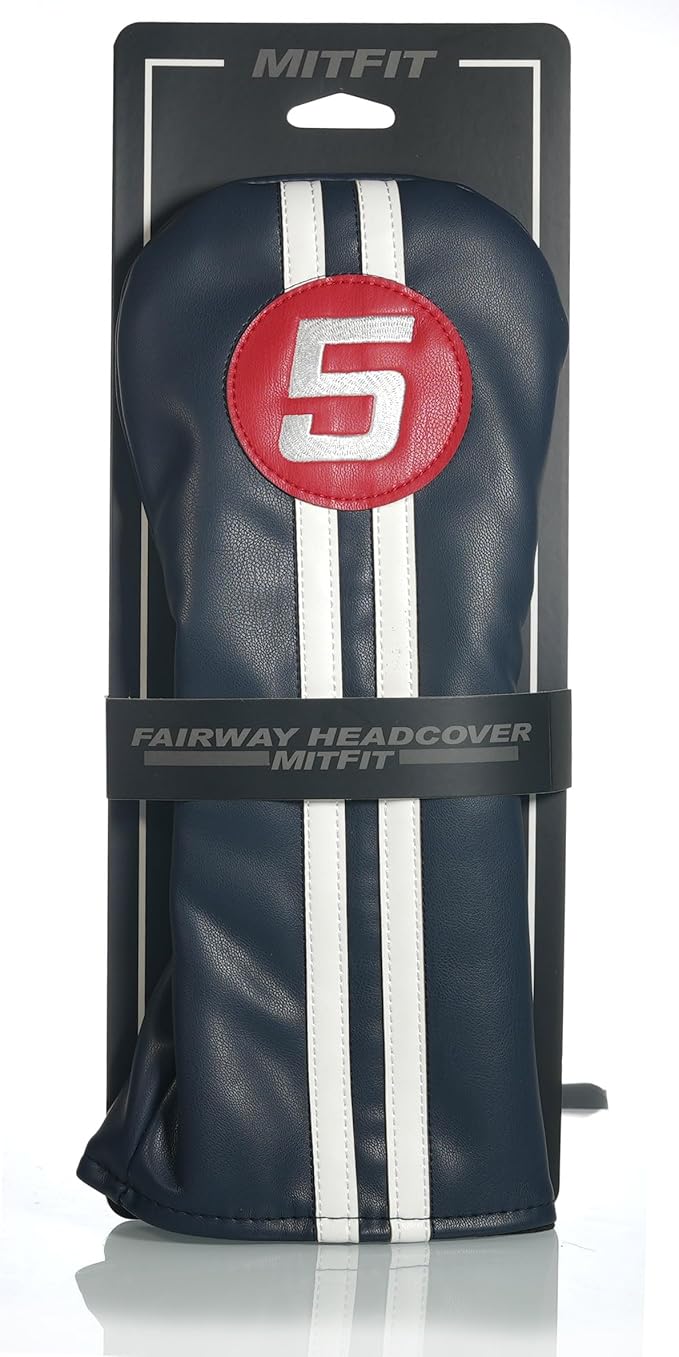 Single Headcover, Easy Slip-On Easy-Off Golf Club Head Cover, Fleece Lined Interior, Water Resistant and Durable Shell, Individual Retail Pack