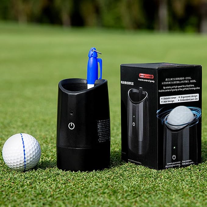 Golf Ball Spinner Balancer, Electronic Golf Ball Liner, Golf Ball Marking Tool, Alignment Marking Tool, Golf Ball Marker, Golf Accessories