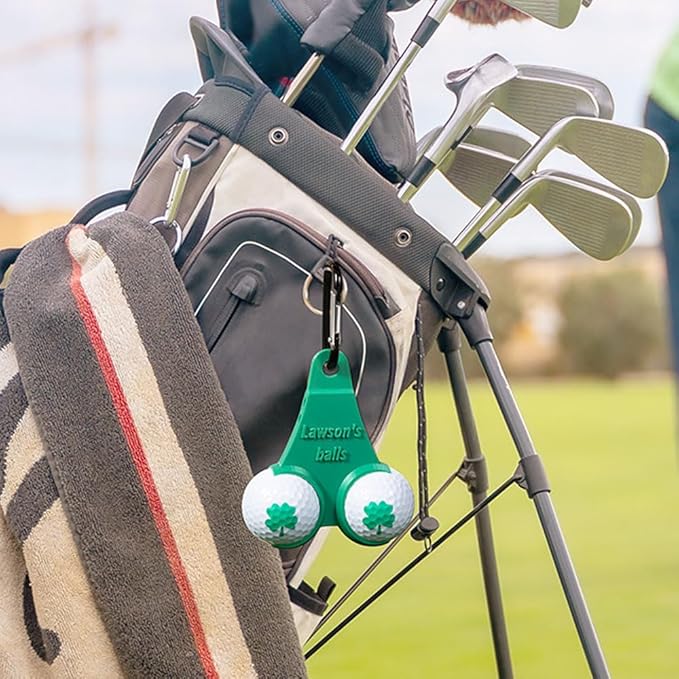 Custom Name Golf Ball Holder with Clip 3D Printed 15 Colors Personalized Golf Tee Holder for Bag tee Holder for Golf Bag Unique for Golfers Men Women