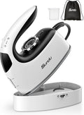Sundu Mini Travel Iron with Steam,1000W Portable Non-Stick Soleplate Steam Small Iron for Quilting & Sewing,300 Microsteam Holes,90ml Water Tank,Lockable Safety Base,Digital Temperature Control