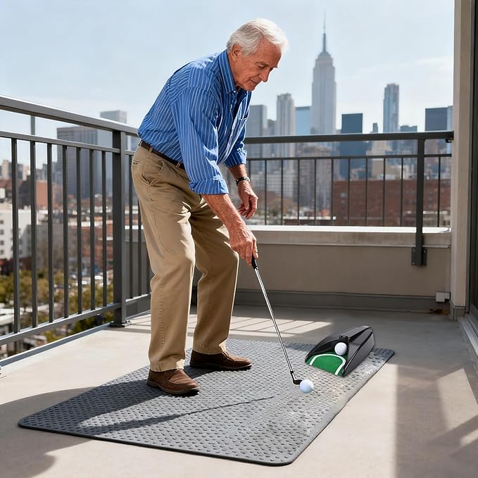 Golf Ball Returner | Foldable Quick Response Adjustable Angle Training Aid - Golf Ball Return Putting Unit | for Enthusiasts Beginners Lovers Men Women Players Indoor Outdoor Yard