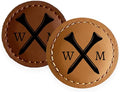 Premium Custom Golf Wedding Gift | Laser Engraved Magnetic Vegan Leather Golf Ball Marker | Golfers Mother's Day | Small USA Business | Golf Marker for Events Tournaments