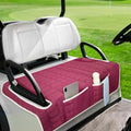 Golf Cart Seat Cover, Universal Bench Seat Cover with Storage Pockets, Non-Slip Seat Protector for Golf Cart, Fits EZGO Club Car Yamaha, Easy Install
