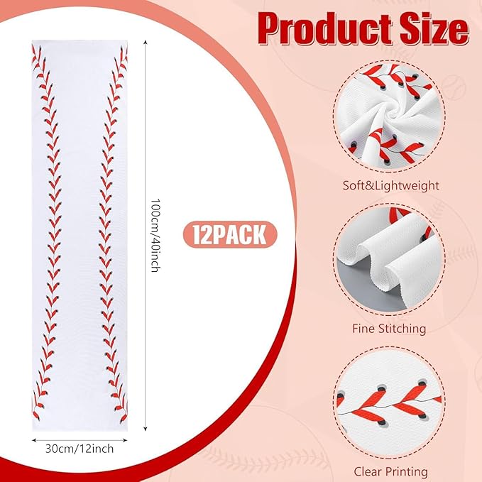 Baseball Towel, Sweat Workout Rag for Gym Sports Outdoors, Breathable Quick-Dry Towel Running Yoga Golf, Women and Men Athlete Accessory, Lightweight Fitness Cooling for Training Team Practices,
