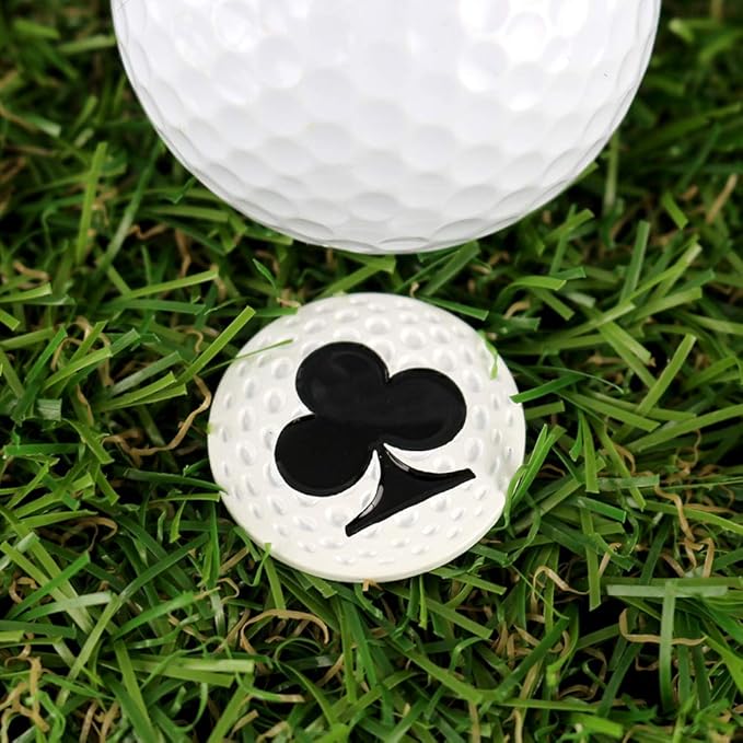 Myartte Creative Golf Ball Marker Soft Enamel Golf Markers 24.4MM Assorted 5 Pcs
