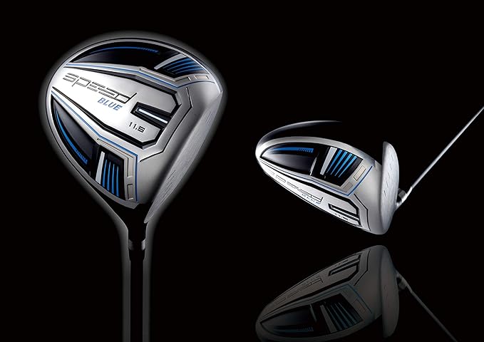 Speed Golf Driver Package – Ultra Lightweight Titanium Driver, 12 Premium Golf Balls, 2 Spring-Loaded Tees – Engineered for Maximum Distance & Accuracy – Perfect Golf Gift Set for All Levels