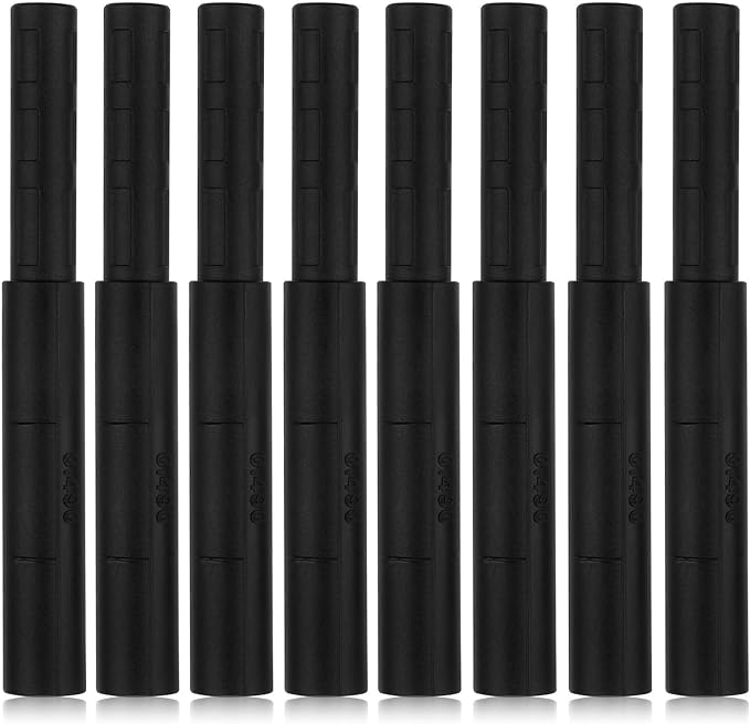 8pcs Golf Club Shaft Extension Golf Stick Extender Golfs Putter Extension Rod for Wood Putter Shaft Club Extensions for Golfs Clubs Shafts (Black)