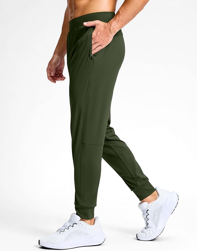 G Gradual Men's Golf Joggers Pants with Zipper Pockets Stretch Sweatpants Slim Fit Track Pants Joggers for Men Work Running