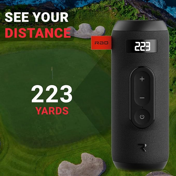 Sound+ GPS Bluetooth Golf Speaker Magnetic with Super Strong Magnet to Attach to Golf cart – IPX6 Waterproof – Power Bank to Charge Your Golf Accessories Makes This The Perfect Golf cart Speaker