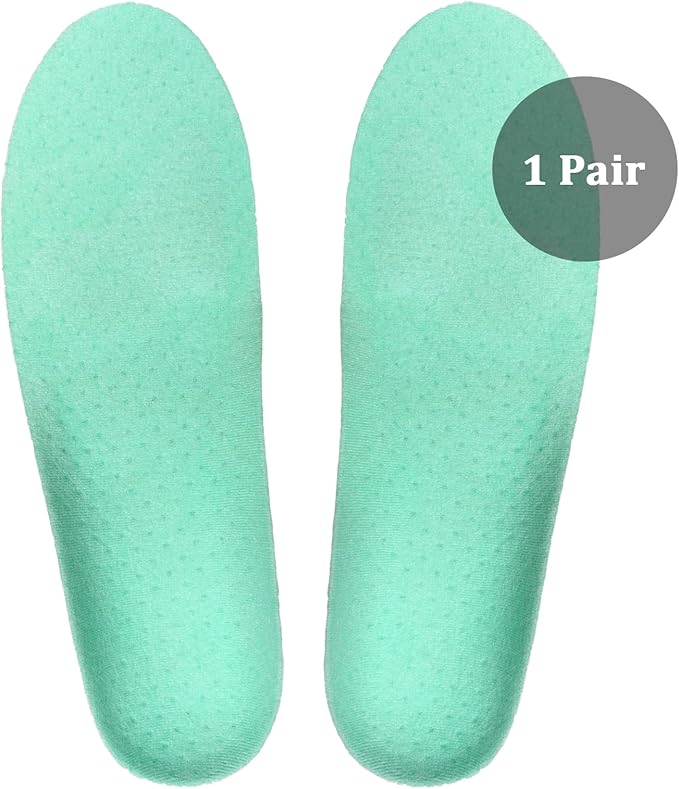 Insoles for Golf Men's Shoes Replacement, Footwear Inserts for Arch Support Inserts to Help Reduce Fatigue Cushion Shock Absorbing (Men 12-14)