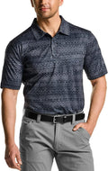CQR Men's Polo Shirts, Tactical Short Sleeve Golf Performance Shirts, Lightweight Dry Fit UPF 50+ Pique