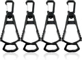 4Pcs Glove Clips for Work Glove Holders, Powerful Bite Glove Holder for Belt and Pants, Prevent Loss and Free Hands Glove Clip, Improve Work Efficiency and Safety, for Construction Gloves, Helmets