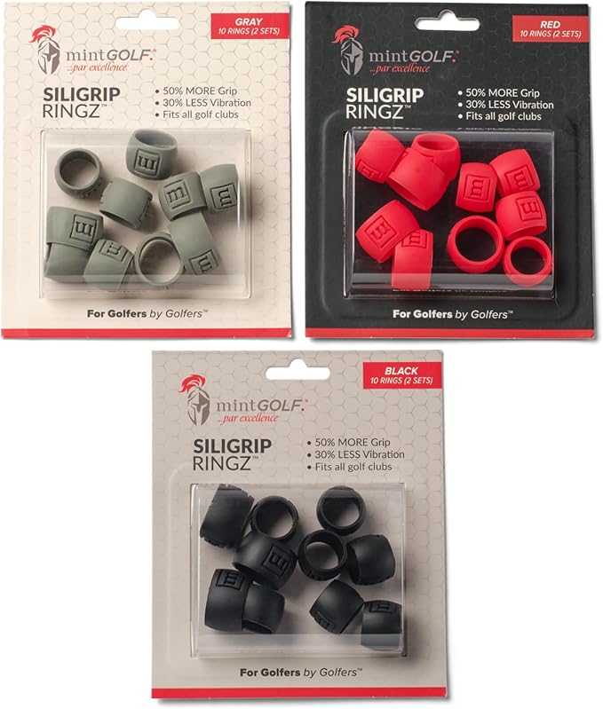 Golf Grip Bands Non-Slip Vibration Dampening Overgrip for Golf Clubs, Fits All Golf Clubs, Increase Grip & Reduce Vibration – Premium Golf Club Grips for Men & Women