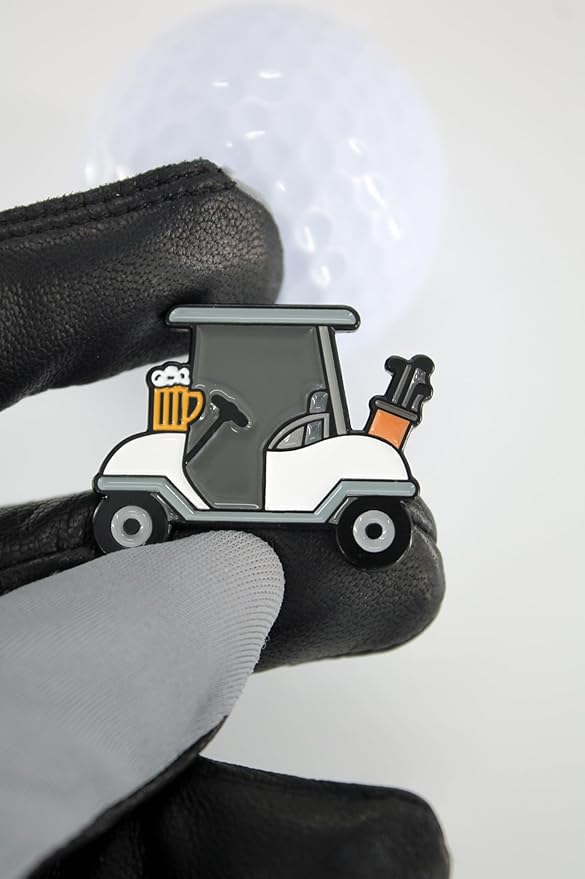 Funny Golf Ball Marker + Premium Magnetic Hat Clip | Unique Gift for Men & Women Golfers | Hilarious Golf Accessory for Any Golfer | NEW Designs!