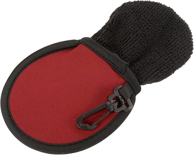 MECCANIXITY Golf Ball Cleaner Portable Pouch Pocket Washer Bag with Clips