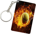 Keychain - Rectangular Acrylic Keychain Daily Key Ring Car Key Fob Holder 2X3 Inch