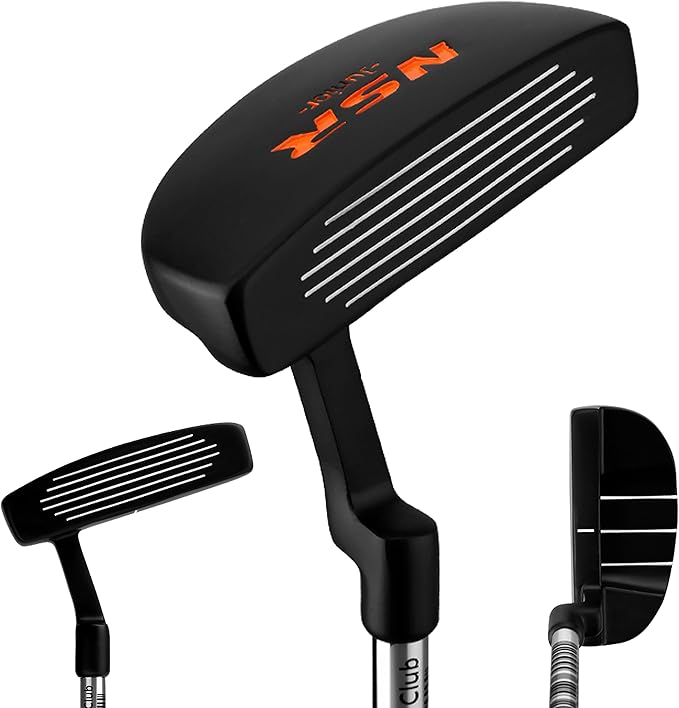PGM Golf Club Set - 9 Pieces Junior Complete Golf Club Set for Kids Children - Right Handed - Driver(#1), Hybrid, Iron(#7,#9,#S), Putter, Golf Stand Bag