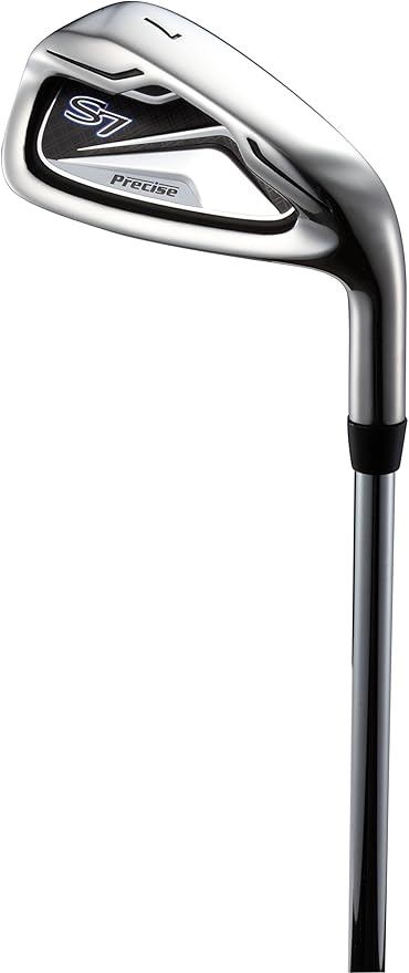Precise S7 Men's Complete Right Handed Golf Club Set | Complete Regular & Tall Mens Golf Clubs Set | with 4 HC's, Lightweight Shafts & Spacious Stand Bag w/Storage Pockets & Dual Straps for Carrying