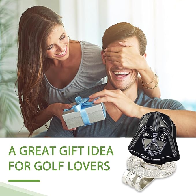 Golf Ball Marker with Magnetic Golf Hat Clip, Golf Accessories, Funny Golf Gifts Golf Decorationgs for Golf Lovers