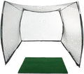 Hitting Net with Target Knotless Golf Net for Indoor and Outdoor Practice - Arrives Ready to Assemble and Use