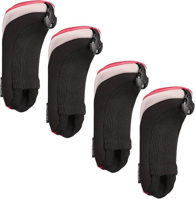 Sword &Shield sports Golf Hybrid Club Head Covers Set of 4 with Interchangeable No. Tag UT Cover