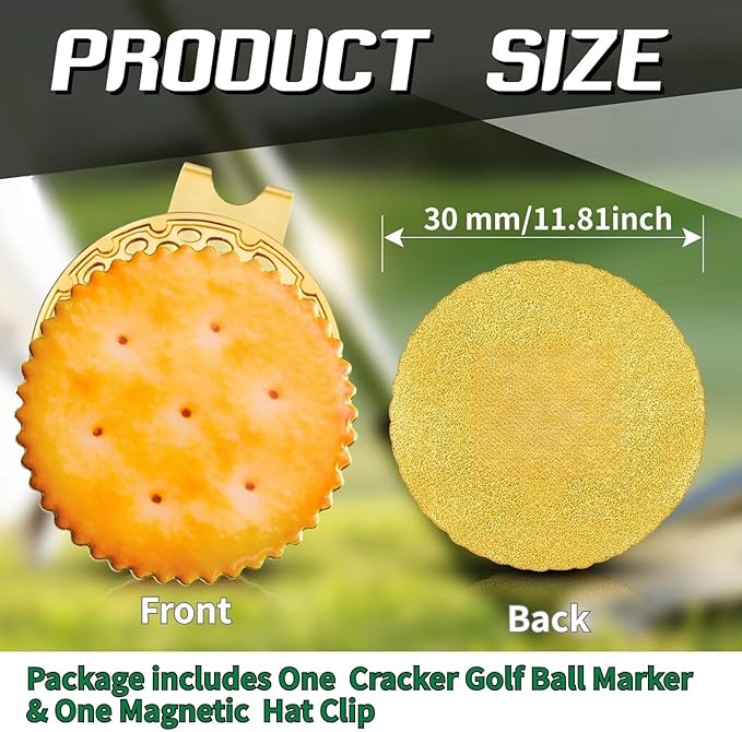 Artpreti Golf Ball Marker with a Standard Magnetic Hat Clip, Funny Golf Ball Marker Hat Clip for Men Women, Premium Golf Gifts for Men Women, Golf Accessories for Golf Lovers