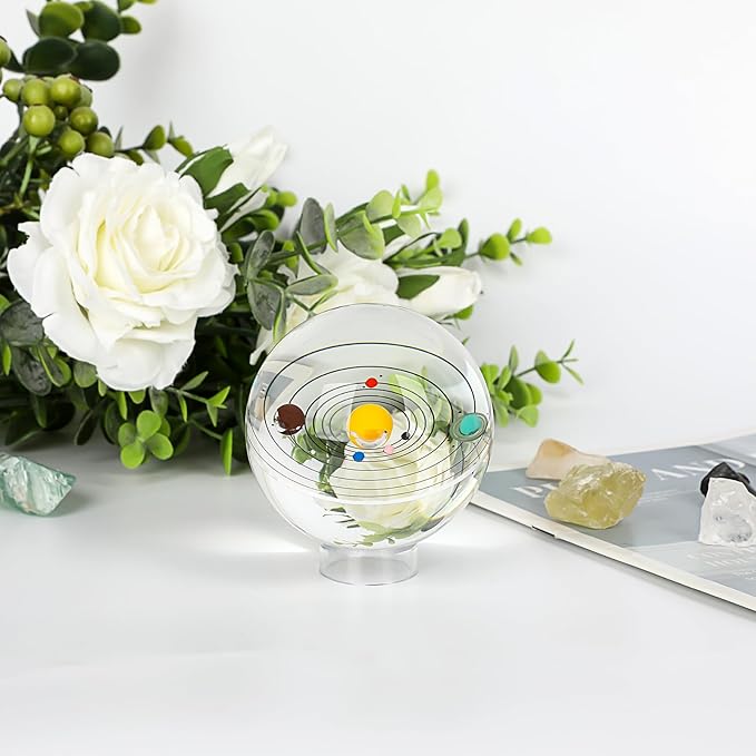 Hipiwe 15Pcs Sphere Holder Clear Crystal Glass Ball Stand Round Baseball Display Stand Plastic Ball Stand Holder Rings for Decorative Egg Golf Ball Tennis Softball Marbles (1.2”D, Medium)