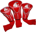 Team Golf NCAA Numbered 1, 3, & X, Fits Oversized Drivers, Utility, Rescue & Fairway Clubs, Velour Lined for Extra Club Protection