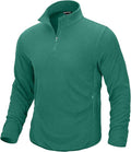 G Gradual Mens Quarter Zip Pullover Fleece with 2 Zipper Pockets Long Sleeve Golf Shirt Winter Athletic Sweater Lightweight