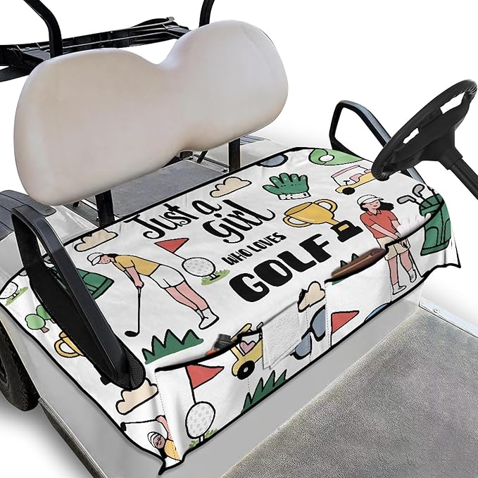 Golf Cart Seat Covers Universal Golf Cart Seat Cover Blanket Cushion Cover Sports Golf Cart Accessories