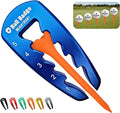 Ball Badge HeightRight Adjustable Golf Tee Height Tool – Precision Tee Height Setter for Consistent Swings, Durable Aluminum Design, Easy-to-Use Golf Training Aid