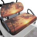 Golf Cart Seat Covers, Universal Fit & Nonskid Bottom Fits for Club Car 2 Person Seats Golf Carts