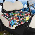 Golf Cart Seat Covers, Universal Golf Cart Seat Towel Blanket with 4 Front Pockets & Nonskid Bottom Fits for EZGO, Yamaha, Club Car and More 2 Person Seats Golf Carts