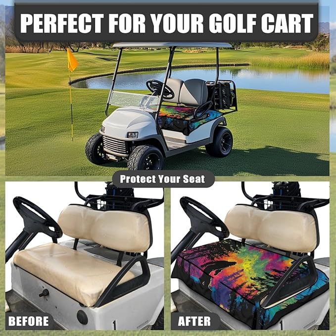Golf Cart Seat Covers Universal Golf Cart Seat Cover Blanket Cushion Cover Sports Golf Cart Accessories