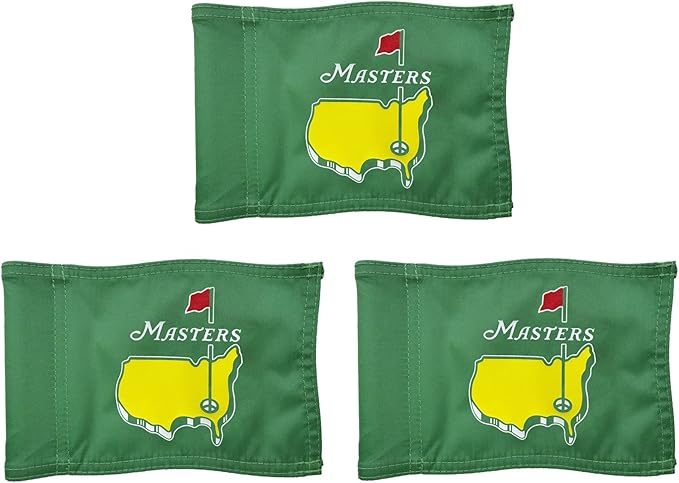 Themed Golf Flag Mini, 8x6 Inch, Double-Sided Silk-Screened, Fade-Resistant 420D Nylon, Ideal for Backyard Practice Putting Green