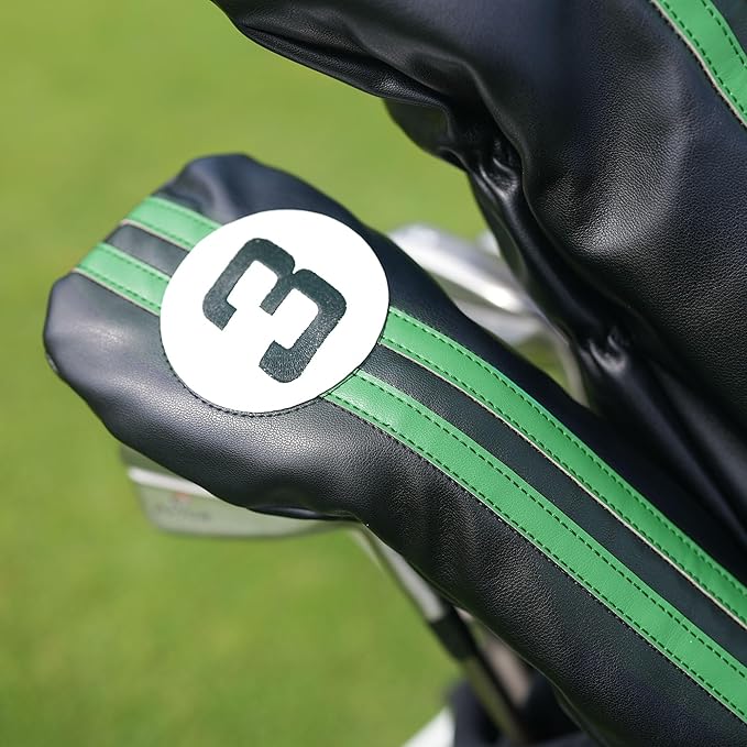 Single Headcover, Easy Slip-On Easy-Off Golf Club Head Cover, Fleece Lined Interior, Water Resistant and Durable Shell, Individual Retail Pack