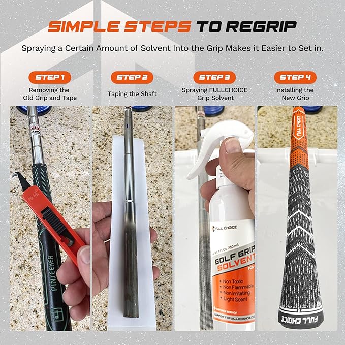 Cross Corded Golf Grips 13 Pack, Low Taper Design, Choose from 13 Grips or 13 Grips with All Kits, 3 Sizes 5 Colors Options, Multi-compound Hybrid Golf Club Grips, CG01 Series