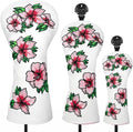 Golf Headcovers Embroidery Driver Cover Fariway Wood Headcover Hybrid Head Covers Leather Golf Club Covers for Most Brand