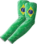 Flag Arm Sleeves, Cooling Sun Protection Compression for Men/Women