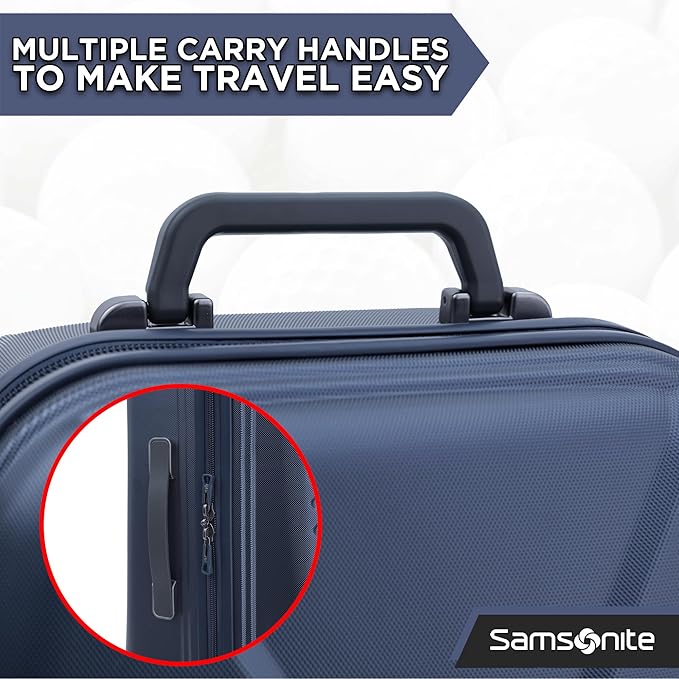 Samsonite Tour Pro Golf Hard Case Golf Travel Bag, Lightweight & Durable ABS Shell, 360 Degree Multi-Directional “Shark Wheels”