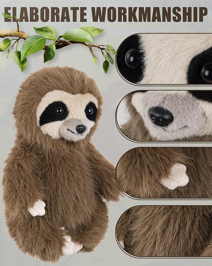 Big Teeth Funny Plush Driver Headcover Animal, Groundhog Gopher Penguin Driver Head Cover for 460cc Club, Sloth Leprechaun Crocodile Golf Head Covers for Woods and Driver Protector
