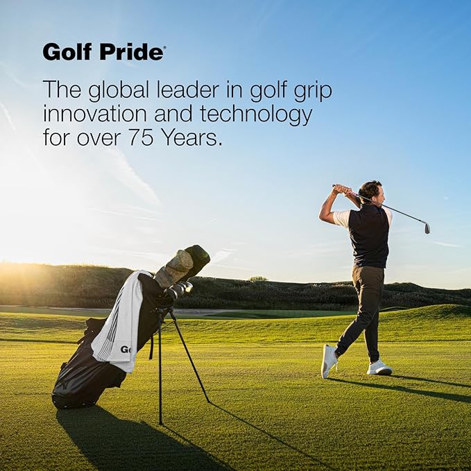 Golf Pride Tour Velvet 360 Golf Grip - Durable, Comfortable Grip Set for Clubs - Features Non-Slip Technology & a Softer Feel - White