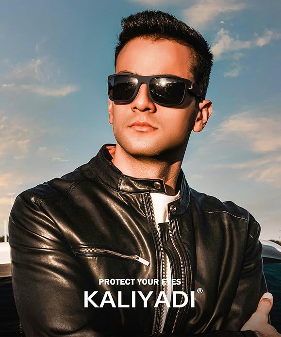 KALIYADI Polarized Sunglasses for Men and Women, Mens Sun Glasses with UV Protection for Driving Fishing Golf (3 Packs)