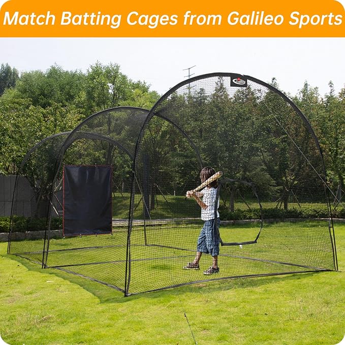 Gagalileo Batting Cage Backstop: Heavy-Duty Padding Vinyl Target with Strike Zone for Baseball & Softball Net Protector for Backyard & Training Facility