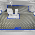 Xtreme MATS Rubber Double Diamond Golf Cart Floor Mat– Fits 2023+ Evolution Forester Models with Metal Pedals Only - Heavy-Duty Custom Fit All-Weather Floor Liner (Blue Trim)