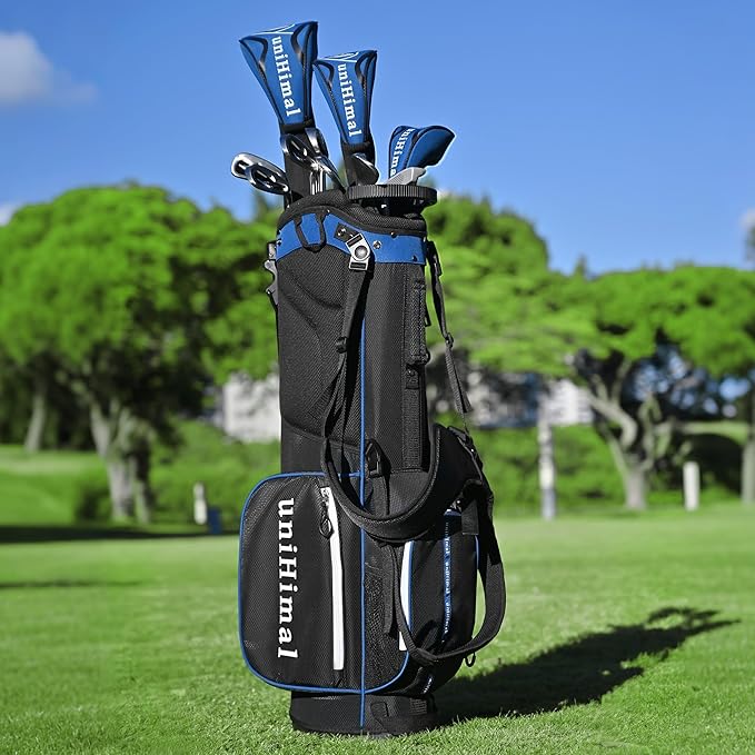 Men’s Golf Club Set, Right Hand – 13–16 Piece Complete Set with Driver, Woods, Hybrids, Irons, PW, SW, Putter, Stand Bag and Headcovers