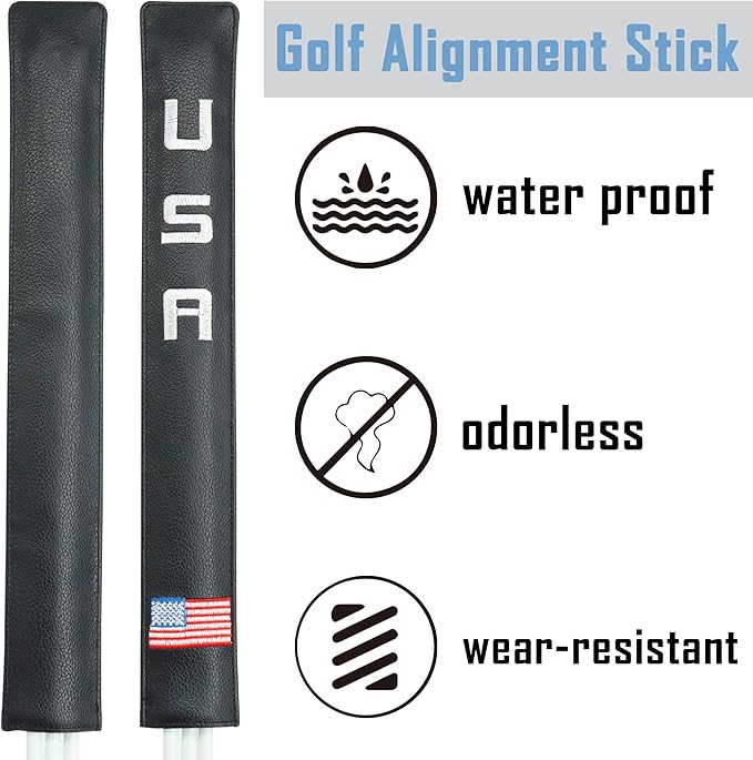 Golf Alignment Stick Cover Case Holder Hold at Least 3 Sticks