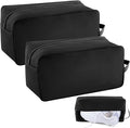 2 Pack Smell Proof Shoe Cleat Bag for Travel Odor Absorbing Water Resistant Soccer Golf Shoe Storage Organizer Pouch with Zipper for Gym Sports Travel Work