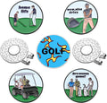 Magnetic Golf Ball Marker Clips, Funny Golf Ball Markers with Magnetic Clip, Enamel Golf Ball Markers Hat Clip Magnet for Men Women Golfer Gifts