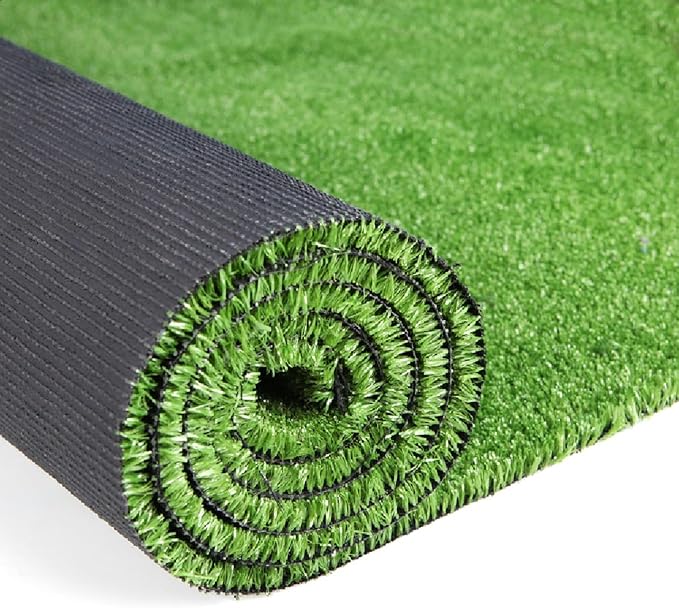 Artificial Grass Turf, 5ft x 13ft 0.4" Pile Height, Indoor Outdoor Fake Astroturf Rug Carpet Mat for Balcony Decor Backyard Patio Backdrop Fence Wall Decorations Dogs